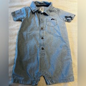 Carter’s blue boys jumpsuit 18mo